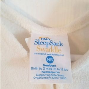 Halo Newborn fleece sleepsack